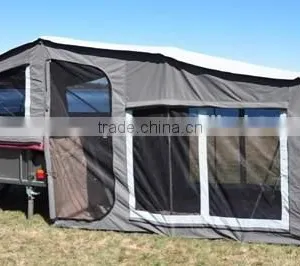 5+ Person Durable Camping Equipment Canvas Trailer Tent for Sale thumbnail-2