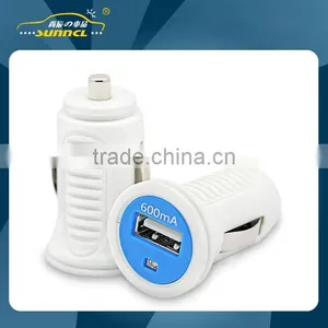 600mA USB Mini Car Power Charger Adapter Plug for Apple and Samsung Device thumbnail-1