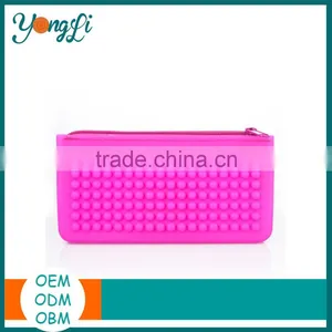 Silicone Macaron Shape Coin Purse Waterproof Purse Pouch Wallet With Zipper thumbnail-1