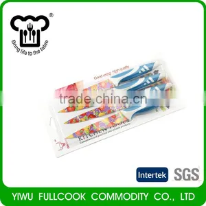 Top Sale Simple Design Colored No-stick Coating Knife Set for Kitchen thumbnail-1