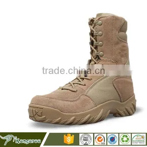 Lace Up Beige Military Desert Boots Combat thumbnail-2