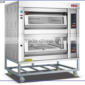 New Design Easy Operation 6 Trays Computer Board Panel Gas Pizza Oven thumbnail-2