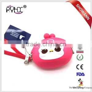 Factory Price Custom Colorful Cute Animal Shape Silicone Coin Purse for Promotion thumbnail-2
