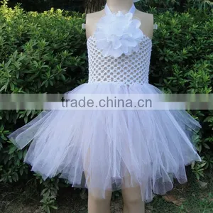 Factory Directly Handmade Sleeveless Chiffon Tutu Shirt for Babies thumbnail-1