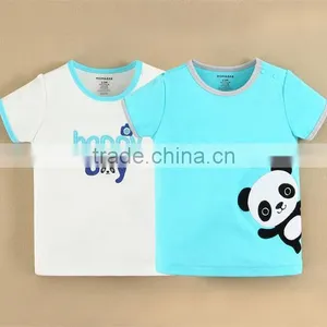 Mom and Bab 2015 Baby Clothes 100% Cotton Summer Baby t Shirt Wholesale Plain thumbnail-1