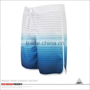 QUCIK DRY BLUE SHORTS FASHIONABLE MENS SWIM TRUNKS WITH BACK ZIP POCKET thumbnail-4