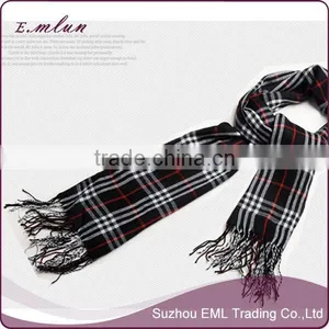 British Style Cashmere Blend Scarf Wholesale thumbnail-4