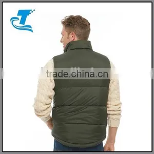 Winter New Design Men Nylon Quilted Down Vest thumbnail-3
