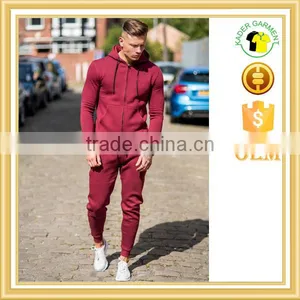 Wholesale Tight Fitted Mens Tracksuit Custom Gym Tracksuit thumbnail-1