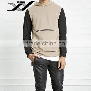 Fashion Cotton Patchwork Men Hoodies thumbnail-3