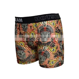 Factory Fashion Design Sublimation Printed Polyester Men Underwear thumbnail-2