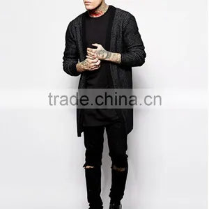 New Fashion 100% Cotton Hip Hop Men's Longline T SHIRT Short Sleeve Men T-SHIRT Tall Tshirt New Arrival Mens TOP TEE SHIRTS thumbnail-6