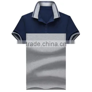 Mens Polo T Shirt,100%Cotton Two Colors Mens Printing Wholesale Bulk Polo Shirt thumbnail-3