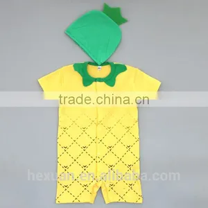 New Arrival Wholesale 100% Cotton Plain Color Baby Romper Short Sleeve Baby Summer Rompers thumbnail-2