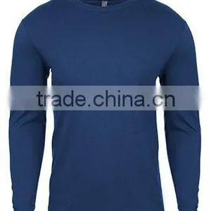 Next Level Apparel Men's Premium Fitted Long Sleeve Crew Shirt - Made From 100% Combed Cotton Jersey and Comes With Your Logo. thumbnail-4