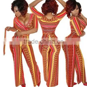 2016 Wholesale Sexy Long Seelve Print Playing Card Blak Jumpsuit For Women thumbnail-6