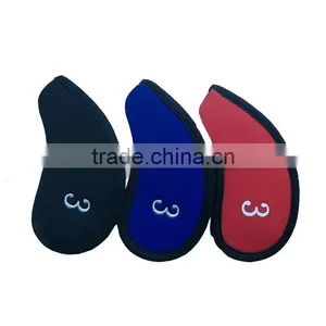 Factory OEM Neoprene Golf Iron Headcover Set thumbnail-1