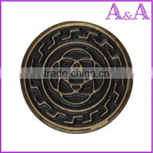 New Style Silver Nickel Free Jeans Button Custom Design Nickel Color Buttons for Jeans Washable and Hand Press thumbnail-5