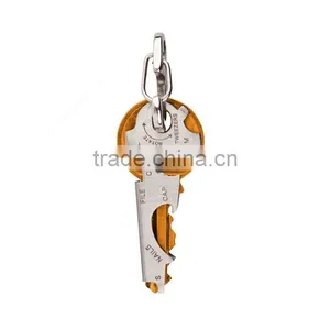 2016 New Arrival 8 In 1 Stainless Key Ring Hanging Buckle Multifunctional Tool Outdoor Survive Hot Sale thumbnail-2