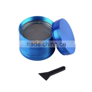 4 Parts 40mm 1.968'' CHROMIUM" Zinc Alloy Metal Herb Grinder Crusher Tobacco Spice Crusher Smoking Grinder Sets Hot Search thumbnail-4
