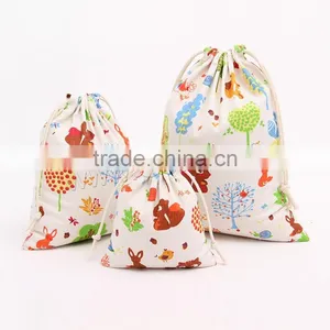 Chinese Supplier Eco Recycled Grocery Cotton Fabric Shopping Tote Bag thumbnail-1