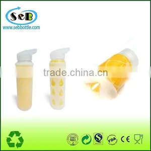 Silicone Cover 700ML Glass Bottle thumbnail-1