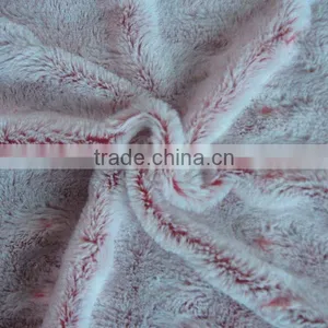 100% Polyester Embossing Print Plush/toy Fabric thumbnail-1