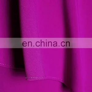 Latest Fashion Purple Evening Dress Front Slit Purple Crepe Evening Gown, Evening Dress China thumbnail-5