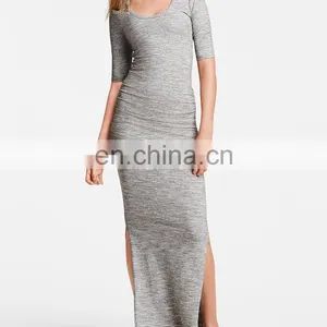 CHEFON Scoopneck Fashionable Ladies Long Casual Dresses Pictures thumbnail-1