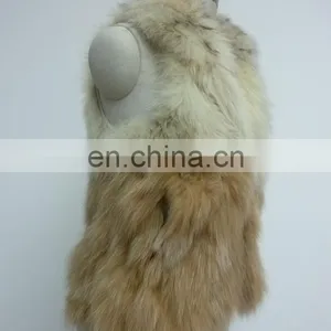 Fashion New Women's Rabbit Fur Vest thumbnail-2