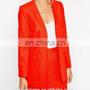 Design Bright Color Women Fashion Blazer 2015 Hot Sale thumbnail-4