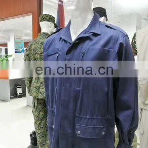 China Hot Selling Navy Blue Bangladesh Military Uniform BDU for Army for Men thumbnail-4
