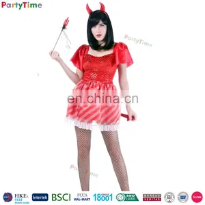 Carnival Party Devil Costume Factory Wholesale Women Halloween Dresses thumbnail-1
