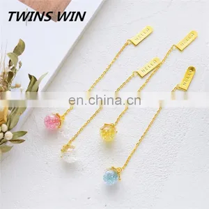 USA 2018 New Arrival School Cute Creative Stationery Set for Kids Different Shapes of Eco-friendly Gold Chain Metal Bookmarks thumbnail-1