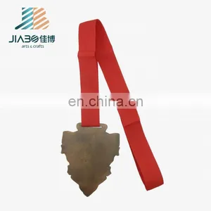 Antique Copper Plated Animal Sport Commemorative 3d Medal thumbnail-3