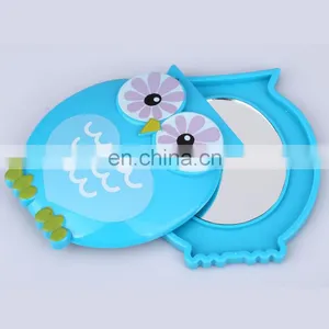 Plastic Pocket Mirror of Owl Made by Manufactory Directly thumbnail-1