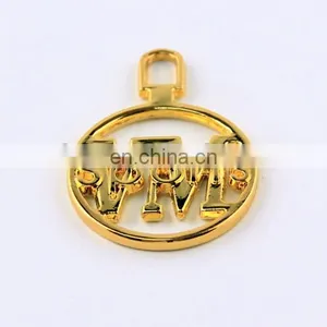 Mini Letter Type Metal Zipper Puller Fittings for Clothing thumbnail-2