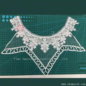 Cotton Crochet Necklace Embroidery Lace Collar Fabric Textile Clothes thumbnail-1