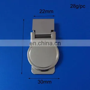 Availabld Mould Metal Money Clip With Round Part Design thumbnail-1