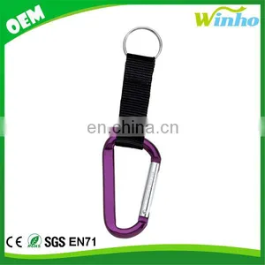 Winho Carabiner With Split Ring & Nylon Strap thumbnail-3