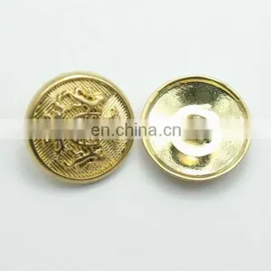 Gold Plating Color Brass Metal Button Sewing Button 15mm thumbnail-1