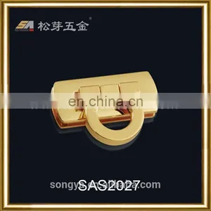 Accepet Custom Order Metal Swing Lock Clasp For Bag, High Quality Plated Metal Lock Clasp thumbnail-1