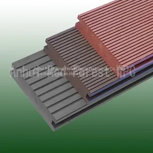 Non Slip Interlocking Outdoor Wood Plastic Composite Deck Tiles thumbnail-1