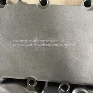 Original SDLG LG958L Wheel Loader Spare Parts 4110000970016 ENGINE OIL COOLER thumbnail-3
