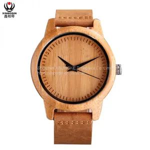 XINBOQIN Supplier Custom LOGO Men Brands High Quality Quartz Wood Watch thumbnail-1