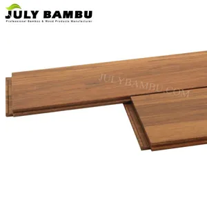 14 mm Click Lock Carbonized Strand Woven Bamboo Flooring Indoor Used Bamboo Wood Flooring Price thumbnail-4