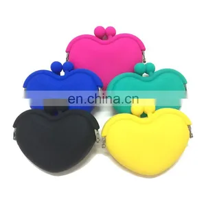 Custom Colorful Mixed Straps Mini Coin Purse Kawaii Cartoon Promotion Silicone Wallets thumbnail-5