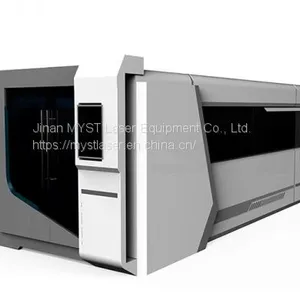 Full Cover Fiber Laser Metal Cutting Machine With Exchange Table MTF3015G thumbnail-3