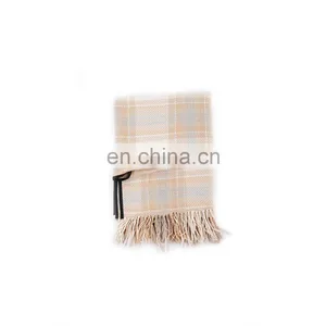 100% Acrylic Khaki Women Scarf Cappa thumbnail-4