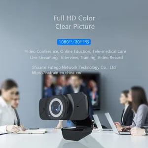 Hotrain FX08C USB All-in-one 3MP 1080P 30Fps Full HD Color Smart Webcam With Built-in Mics, Speaker, and Camera Cover thumbnail-5
